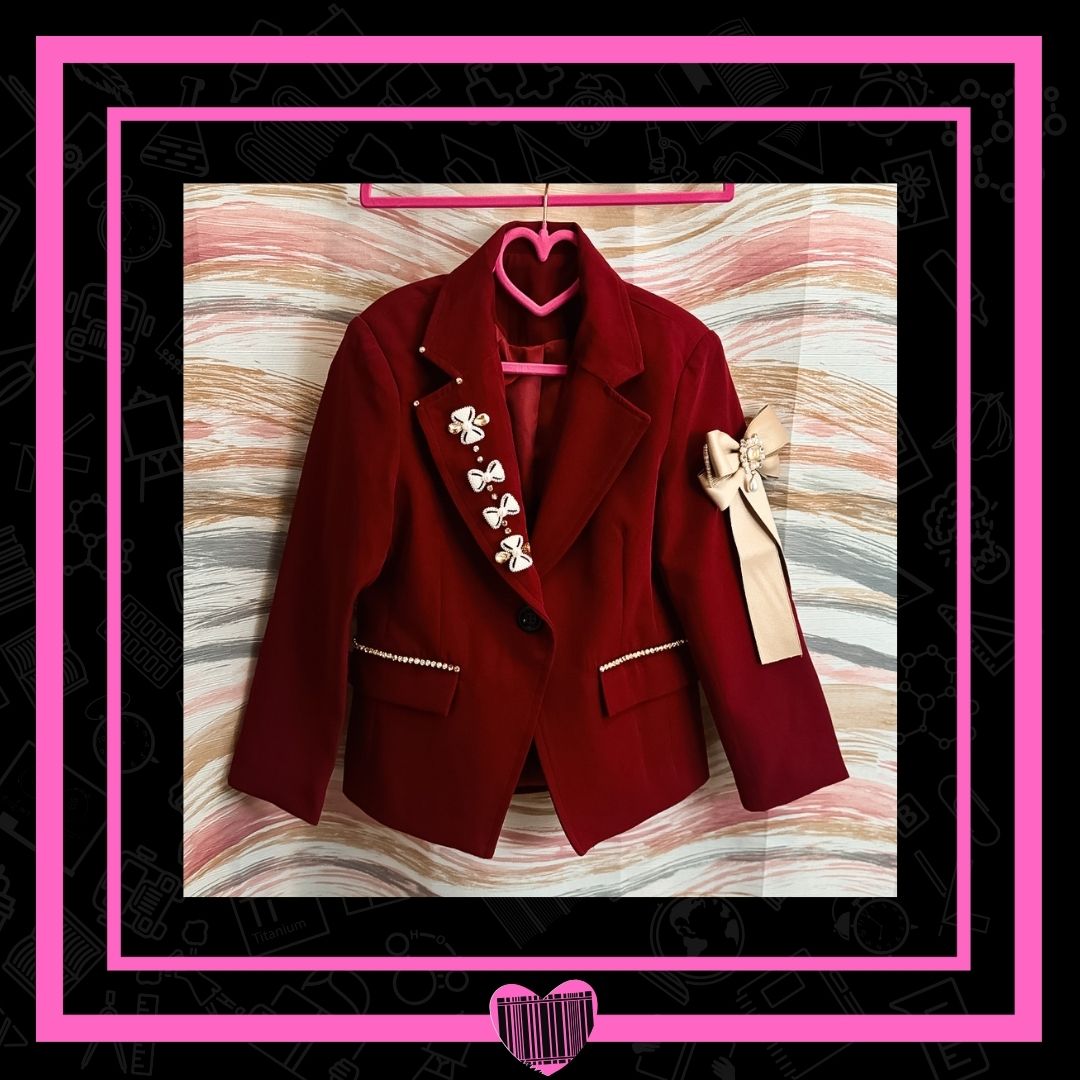 PEARLFECT STUDENT MAROON BLAZER 1