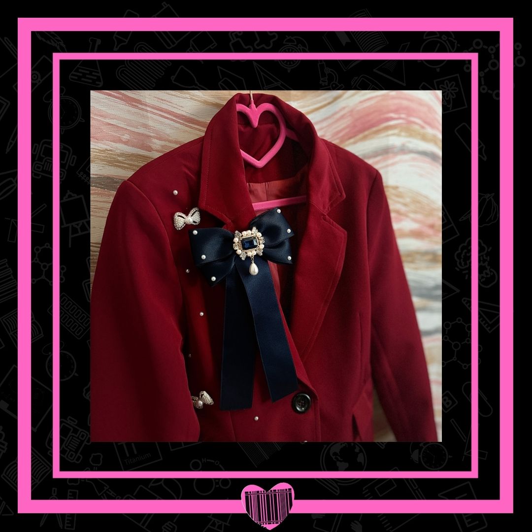PEARLFECT STUDENT MAROON BLAZER 2