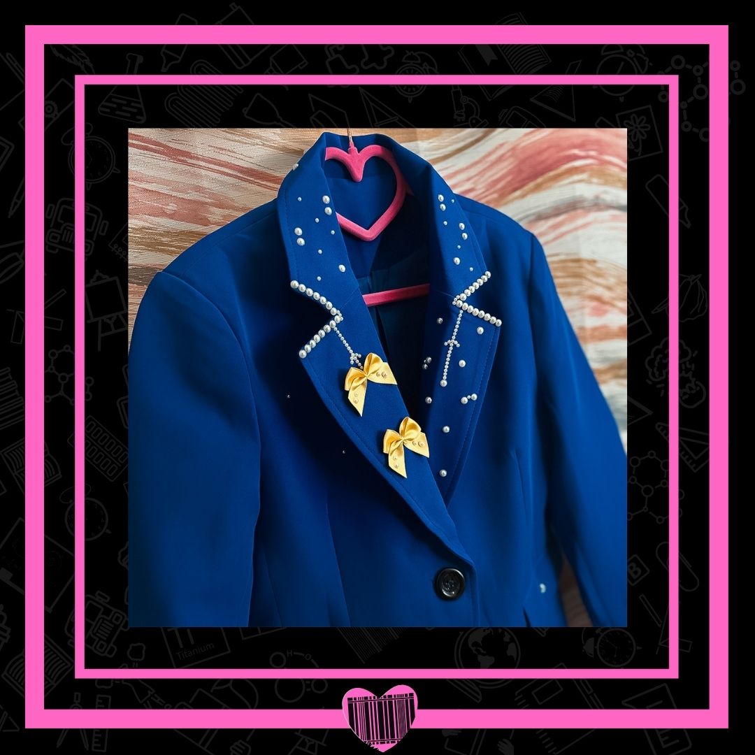 PEARLFECT STUDENT BLUE BLAZER
