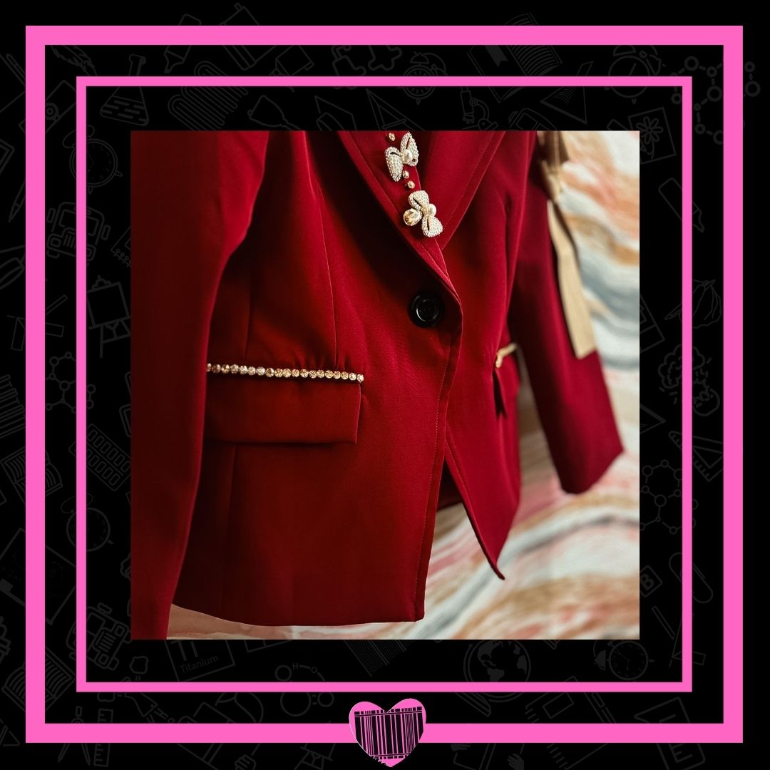 PEARLFECT STUDENT MAROON BLAZER 1