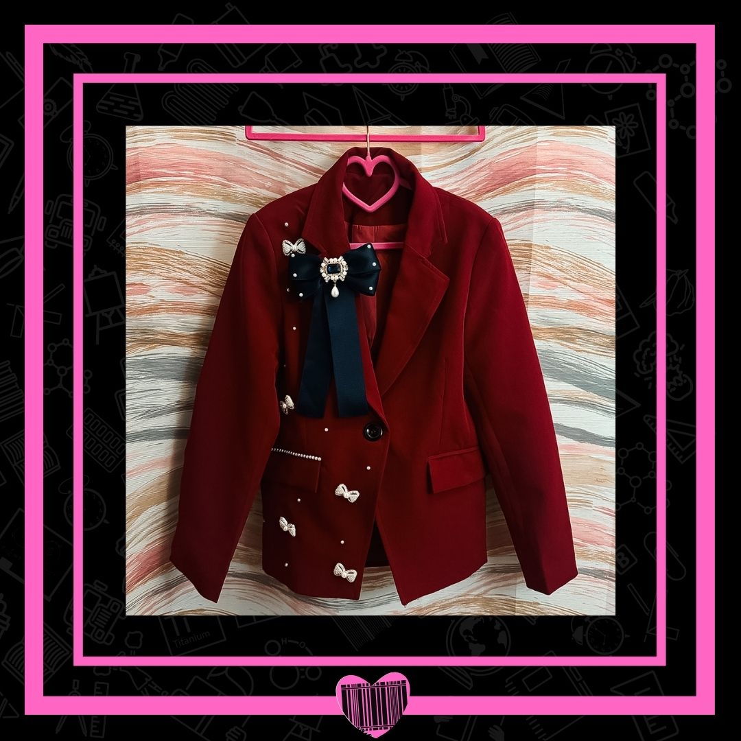 PEARLFECT STUDENT MAROON BLAZER 2