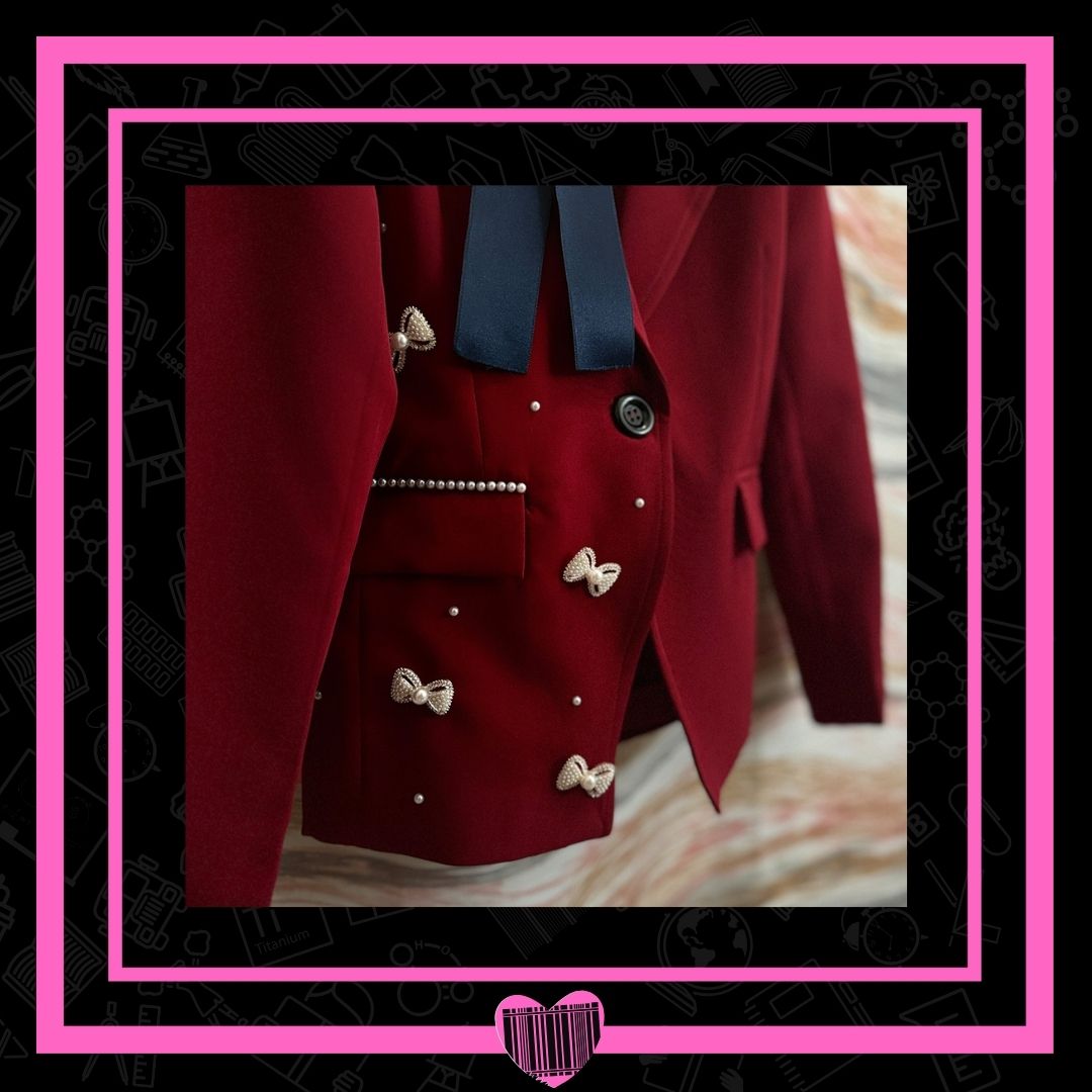 PEARLFECT STUDENT MAROON BLAZER 2