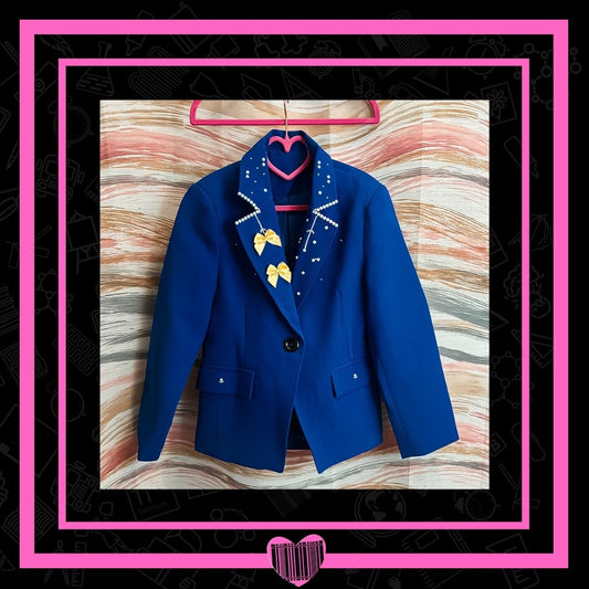 PEARLFECT STUDENT BLUE BLAZER