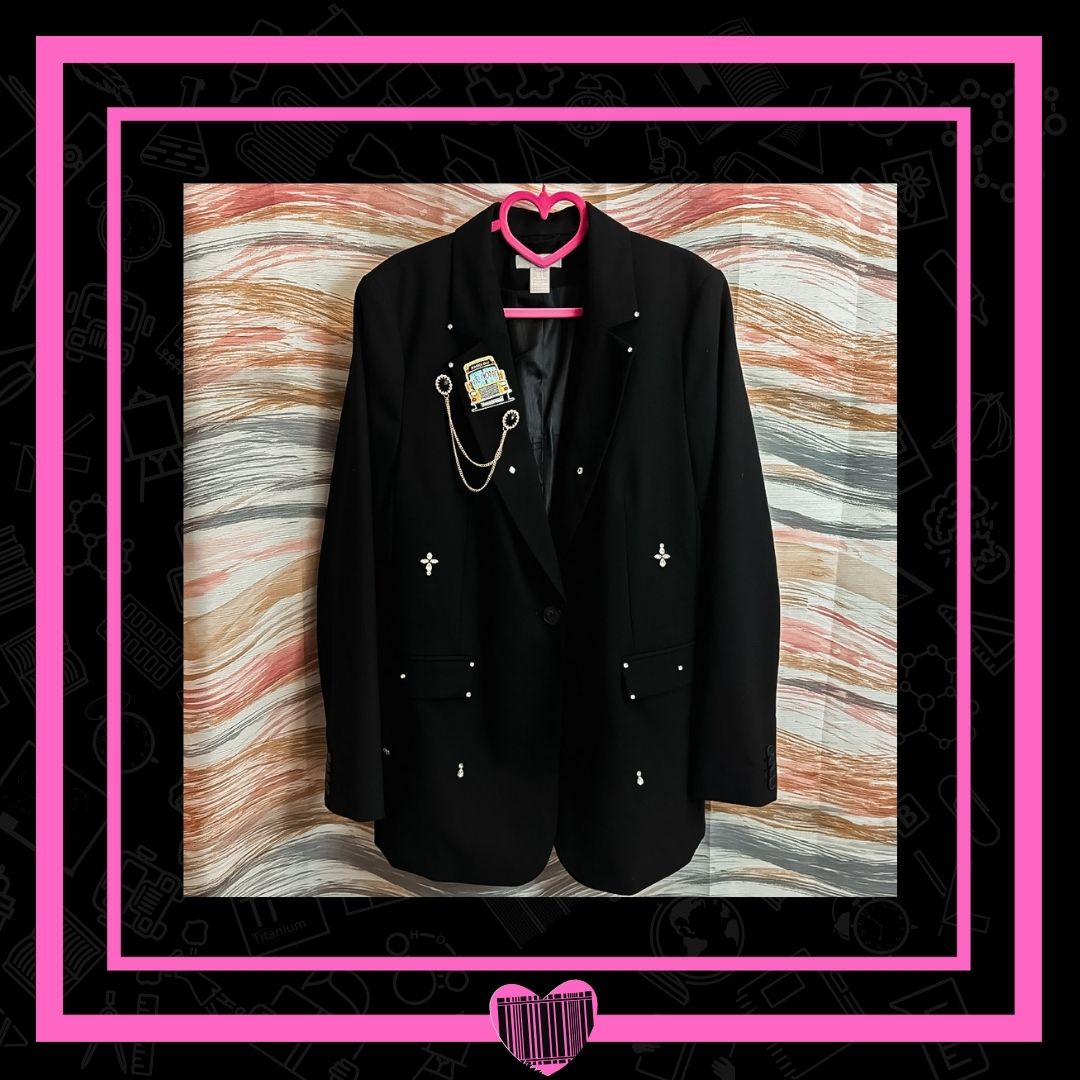 WELCOME CLASS ADULT BLACK BLAZER