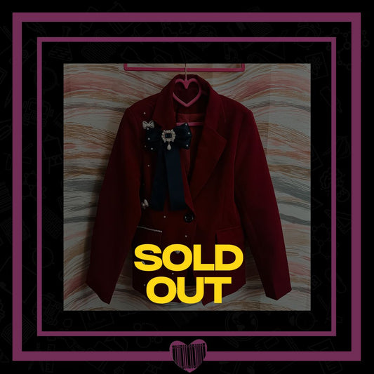 PEARLFECT STUDENT MAROON BLAZER 2